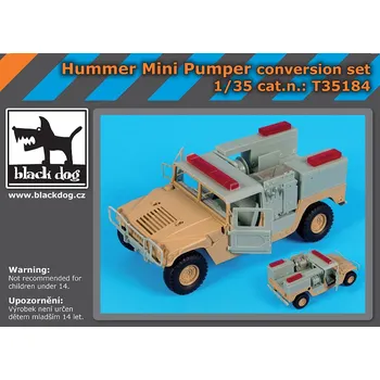 Plastikový model Blackdog 1/35 Hummer mini pumper Conversion Set (TAM)