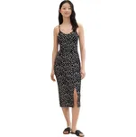 TOM TAILOR DENIM® MIDI ŠATY S UZLOVÝM DETAILEM -KVĚTOVANÝ TISK L