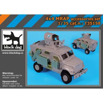Plastikový model Blackdog 1/35 4x4 MRAP accessories set (KINETIC)
