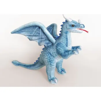 plyšák Plyšový drak modrý