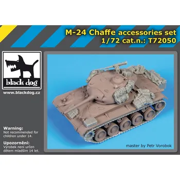 Plastikový model Blackdog 1/72 M24 Chaffe accessories set (HAS)
