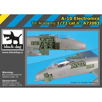 Plastikový model Blackdog 1/72 A-10 electronics (ACAD)