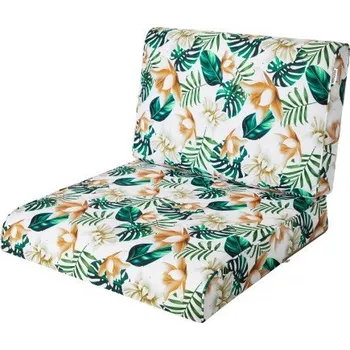 Polštář Polštář na ratanovou židli NEL R3 bílé květy