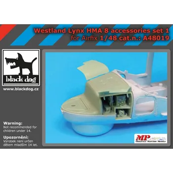 Plastikový model Blackdog 1/48 Westland Lynk HMA8 accessor.set No.1 (AIRFIX)