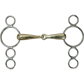 Vybavení pro koně Umbria Equitazione Udidlo sněhulák jednou lomené German Copper Umbria Equitazione, 21 mm 14,5 cm