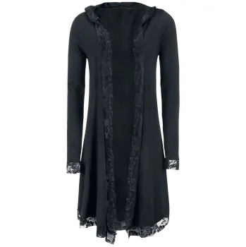 Dámský svetr Kardigan Gotika z Gothicana by EMP - Krajkový kardigán - Ženy - černá