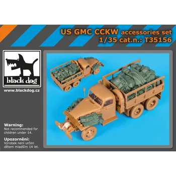 Plastikový model Blackdog 1/35 US GMC CCKW accessories set (HOBBYB)