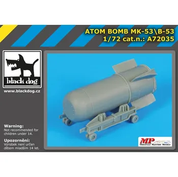 Plastikový model Blackdog 1/72 Atom bomb Mk-53/B-53