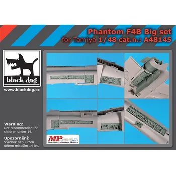 Plastikový model Blackdog 1/48 Phantom F4B big set (TAM)