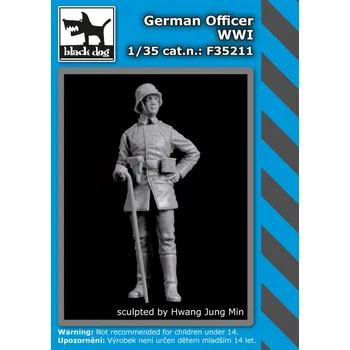 Plastikový model Blackdog 1/35 German officer WWI (1 fig.)