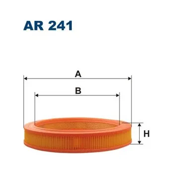 Filtr do auta Vzduchový filtr FILTRON AR 241