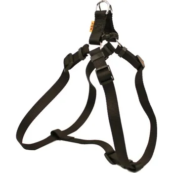 Postroj pro psa BAFPET Popruhové kšíry JEDNOBAREVNÉ Barva: Černá, Rozměr: 20mm x OH 44-72cm 18414J