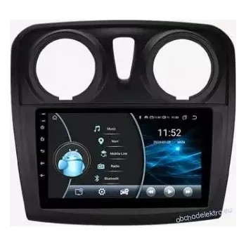 GPS navigace Renault Dacia Logan 2 Sandero 2 typ B mutimediální zařízení Android 12