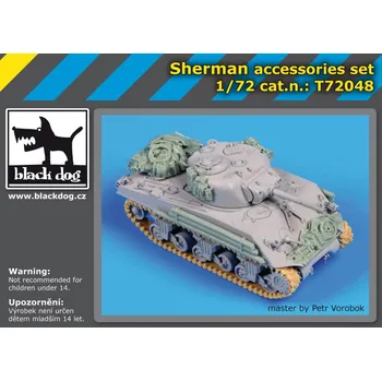 Plastikový model Blackdog 1/72 Sherman accessories set (DRAG)
