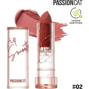 PASSIONCAT LIP SMOOTHY hypoalergenní rtěnka odstín no.2 PEACH SMOOTHY