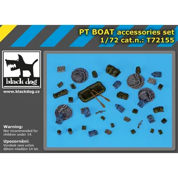 Plastikový model Blackdog 1/72 PT boat accessories set