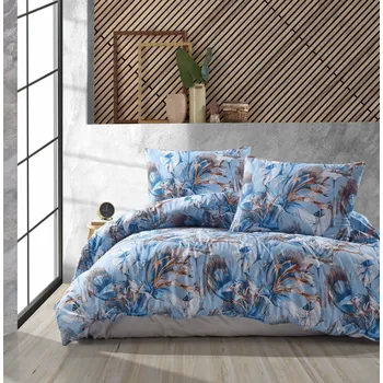 Povlečení Povlečení bavlněné Helsinky modré 200x140cm+90x70cm TiaHome