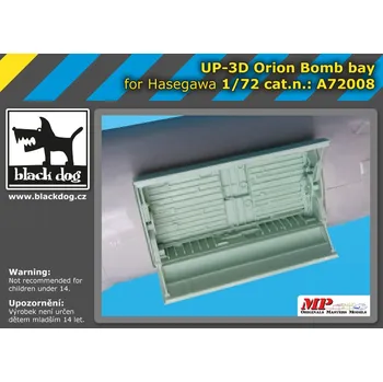 Plastikový model Blackdog 1/72 UP-3D Orion Bomb bay set (HAS)