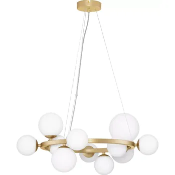 Retro lustr Odillia A 65 zlatá čirá