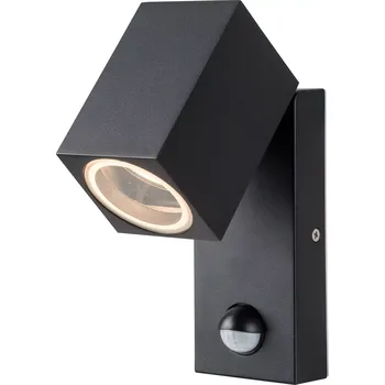 Venkovní osvětlení Venkovní nástěnné osvětlení Goran černé se senzorem