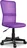 Tresko Dětská otočná židle bez područek síťovina/látka, fialová