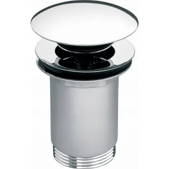 Sifon Ferro S285B DRAIN/PLUG CLICK-CLACK ROTONDO BEZ PŘETEKU G5/4 CHROMOVÝ BLISTER FERRO // S.DRAIN.CLICK-CLACK-F-S285B