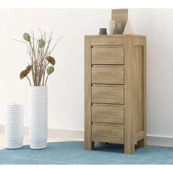 Komoda Buková komoda GAVINO K18 z masivu Barevné provedení: Dub, Provedení: varianta B