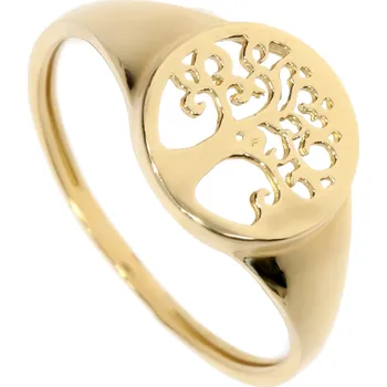 Prsten Zlatnictví Helios Prsten se stromem života Velikost: 61,5, Váha: 1,55g