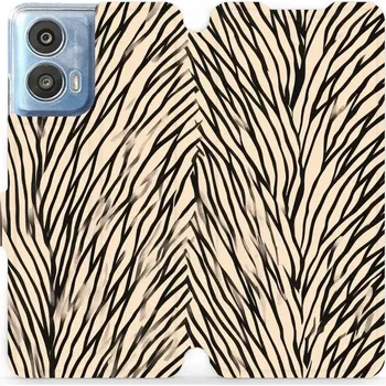 Pouzdro na mobilní telefon Flipové pouzdro Mobiwear - Motorola Moto G24 / Moto G04 - VA52S V koruně stromu (Knížkové flip pouzdro, obal, kryt na mobil Motorola Moto G24 / Moto G04 - VA52S V koruně stromu, materiál Umělá kůže + TPU - ochrana 360°, stojánek, silikonová vanička,)