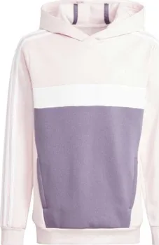 Dívčí mikina Dívčí mikina adidas TIBERIO HOODIE 176 Růžová, Fialová, Bílá