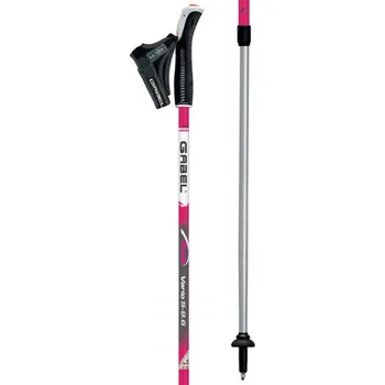 Trekingová hůl Hole na nordic walking Gabel VARIO S 9.6 OS Růžová, Šedá, Bílá, Černá