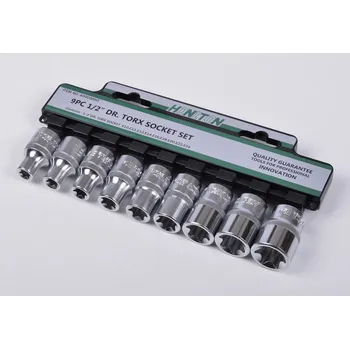 Ruční nářadí hlavice TORX sada 1/2" 9 dílů HONITON
