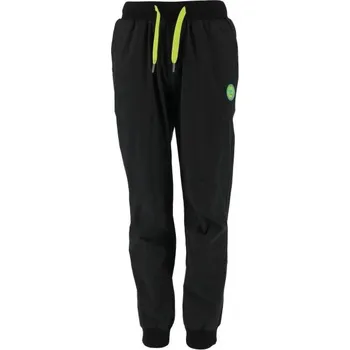 Chlapecké kalhoty Dětské plátěné kalhoty Lewro TIBBY 140/146 Černá, Světle zelená