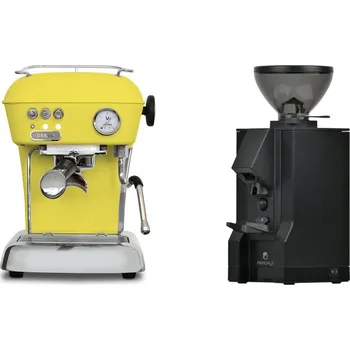 Kávovar Ascaso Dream ONE, Sun Yellow + Eureka Mignon Manuale, BL black