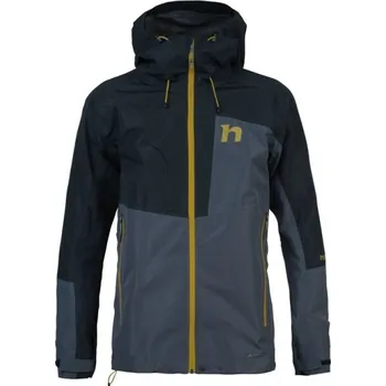 Pánská bunda s membránou Hannah ALAGAN 2XL Tmavě šedá, Černá, Žlutá