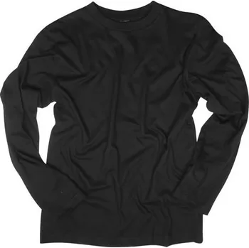 Pánská móda MIL-TEC Triko dlouhý rukáv ČERNÉ L ČERNÁ - BLACK