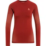 Dámské funkční tričko Odlo PERFORMANCE WARM ECO M Červená