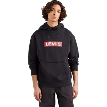 Pánská mikina Pánská mikina Levi's&reg; T3 RELAXD GRAPHIC HOODIE XXL Černá, Červená, Bílá