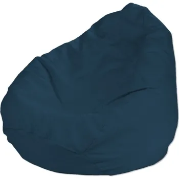 Sedací pytel Sedací vak s volbou látky - 3 velikosti, mořská modrá, Ø50 x 85 cm, Cotton Panama