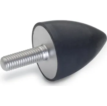 Silentblok nápravy ELESA+GANTER Silentblok DVA.6-20-24-SST-M6-18-55