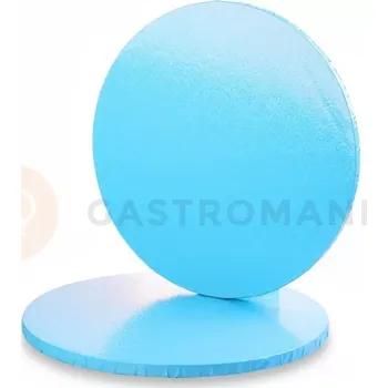 Podložka kartonová pod dorty a zákusky, kulatá, modrá 35x1,2 cm | MODECOR, 30478C