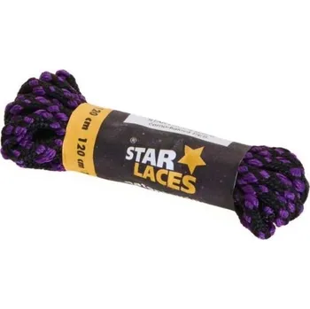 Tkaničky do bot Tkaničky PROMA STAR LACES 140 CM 140 Fialová, Černá