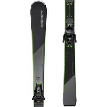 Lyžování Sjezdové lyže Elan EL SKIS SHI EXPLORE VISION LS + EL10.0 GW 152 Černá, Šedá, Zelená