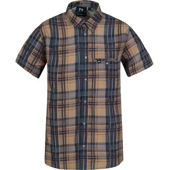 Pánská móda Pánská košile Hannah GASTON M Hnědá, Tmavě modrá