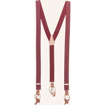 Kšandy Paul Šle Lindenmann Ve Tvaru Y, tmavě červená / bílá