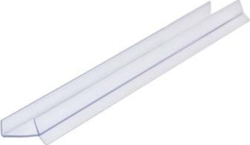 KOOPLAST Lišta soklová těsnící L19, transparentní plast - Délka 3m