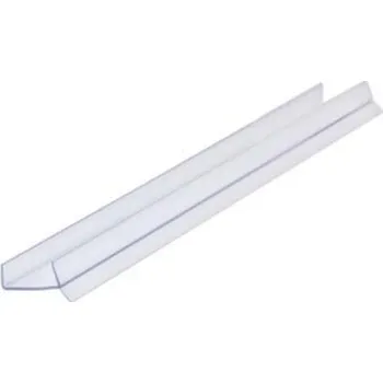 soklová lišta KOOPLAST Lišta soklová těsnící L19, transparentní plast - 3m