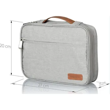 batoh na notebook TRAVISON Elektronics Organizer Light Grey šedá