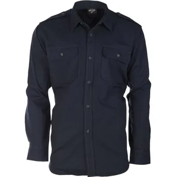 Pánská košile MIL-TEC Košile polní na knoflíky rip-stop MODRÁ Modrá XXL