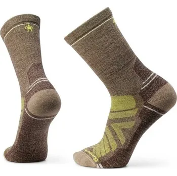 Pánské oblečení Pánské ponožky Smartwool HIKE LIGHT CUSHION CREW M Khaki, Světle zelená